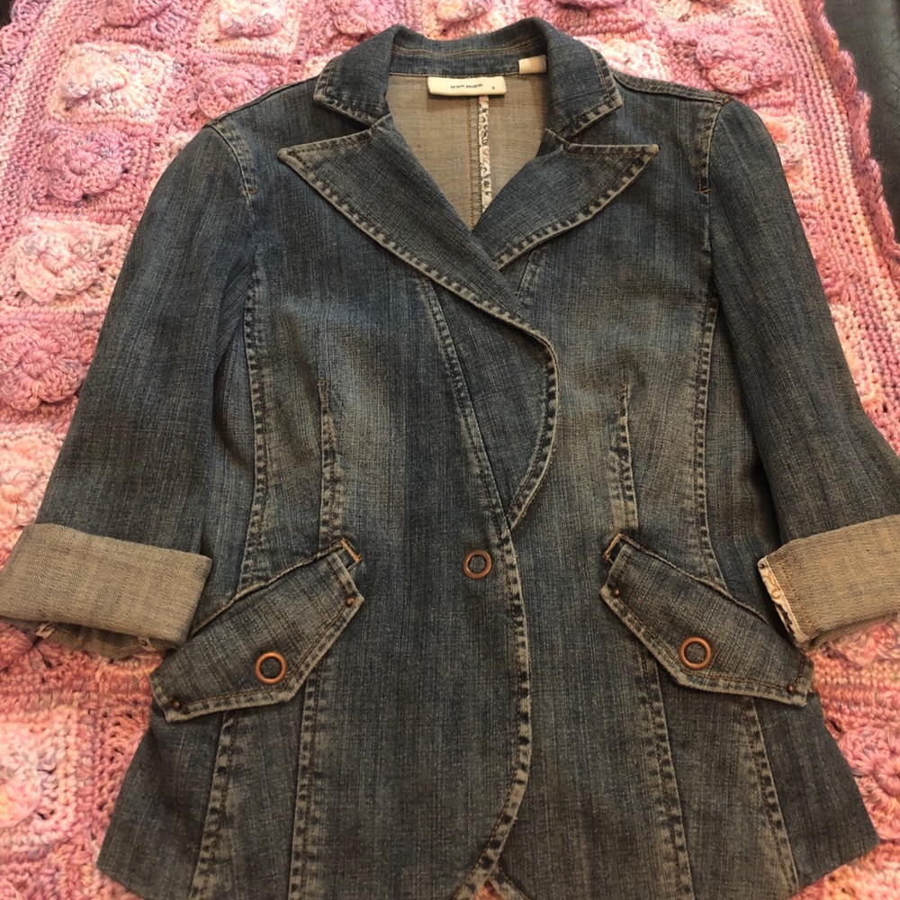 🎉Host Pick🎉Mango Jeans Jacket size S NWOT